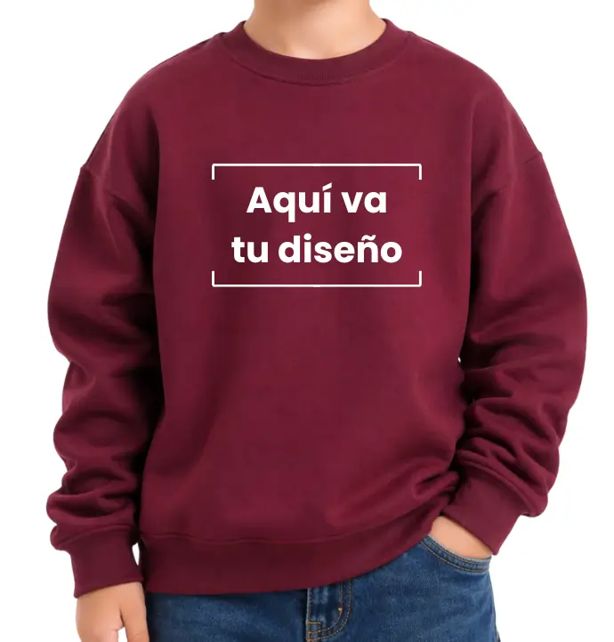 Buzo de niño vinotinto