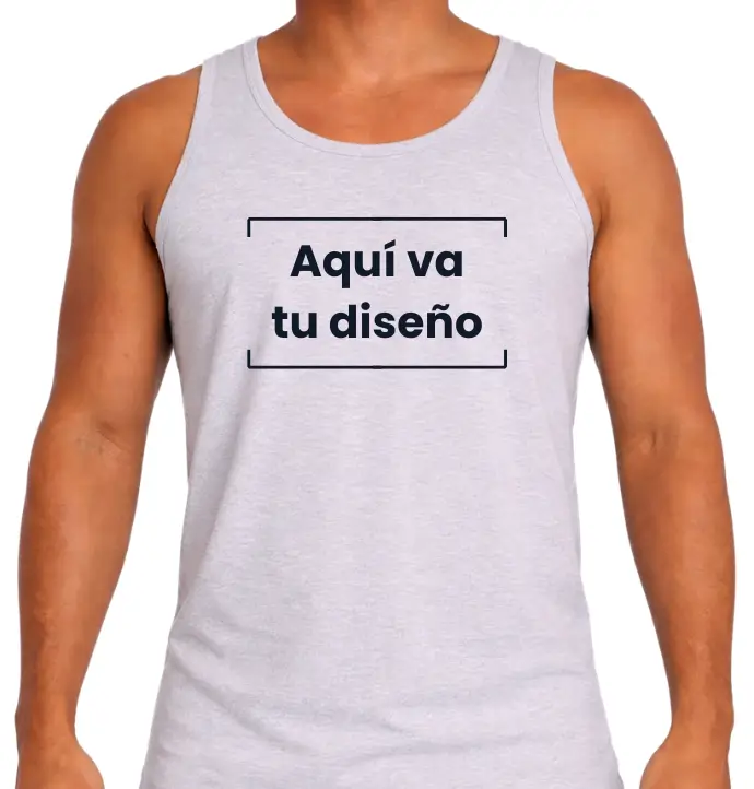 Camisilla gris caballero algodon licrado